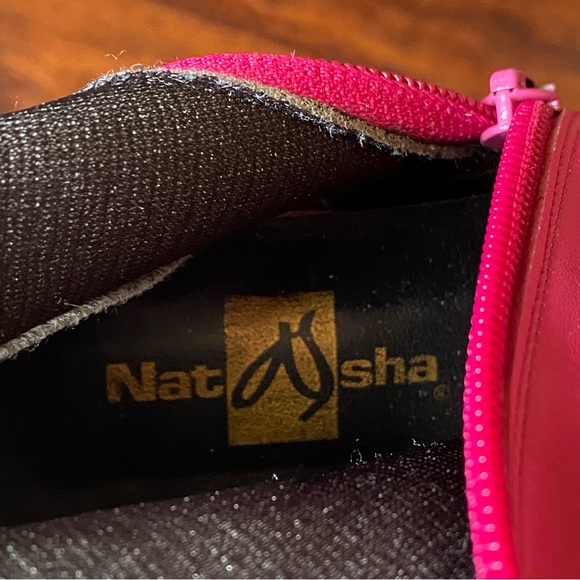 Y2K Hot pink pointed toe ankle boots - Picture 10 of 10